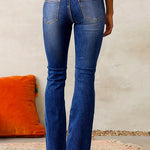 Hanna | Farmernadrág Magas Derekú Női Bővülő Szárú Jeans