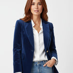 Hanna | Velúr Blézer Női Elegáns Gombos