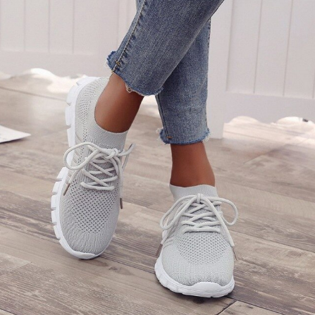Hannah | Sneaker Damen Mesh Leicht Schnürer