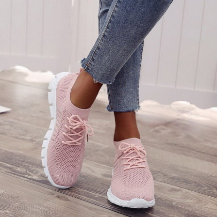 Hannah | Sneaker Damen Mesh Leicht Schnürer