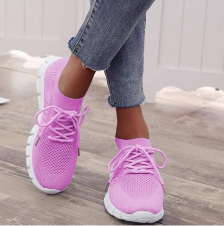 Hannah | Sneaker Damen Mesh Leicht Schnürer