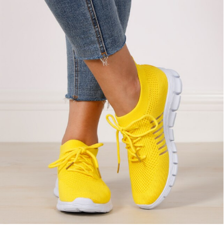 Hannah | Sneaker Damen Mesh Leicht Schnürer