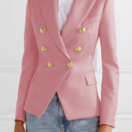 Heidi | Blazer Damen Zweireiher Goldknöpfe Tailliert