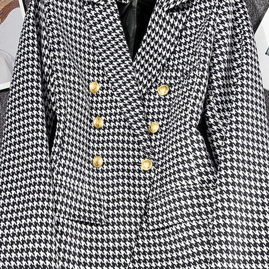 Heidi | Blazer Damen Zweireiher Goldknöpfe Tailliert