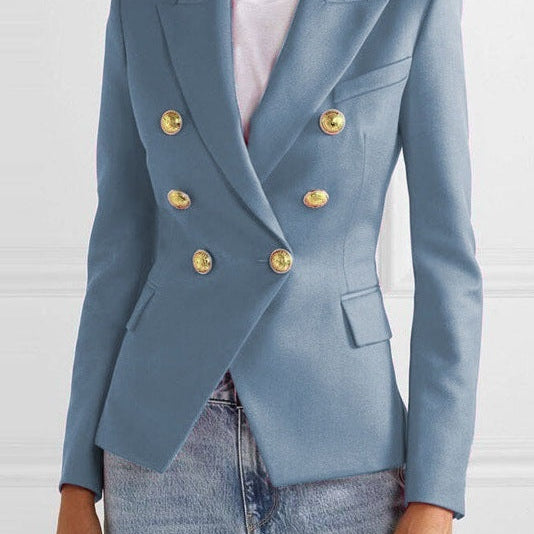 Heidi | Blazer Damen Zweireiher Goldknöpfe Tailliert