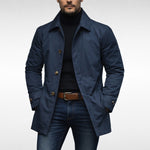 Hunor | Trench Coat Férfi Átmeneti Kabát Gombos