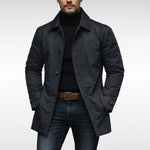 Hunor | Trench Coat Férfi Átmeneti Kabát Gombos