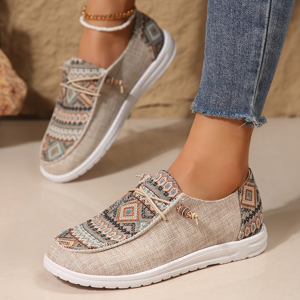 Ildikó | Női Sportcipő Mintás Könnyű Sneaker