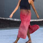 Ildikó | Nyári Maxi Ruha Női Gradient Ujjatlan