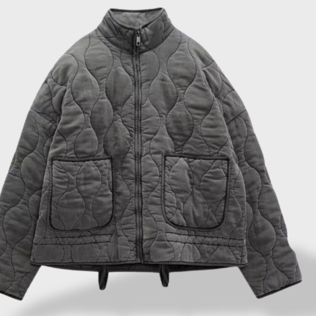 Irene | Steppjacke Damen Kurz Gesteppt ohne Kapuze