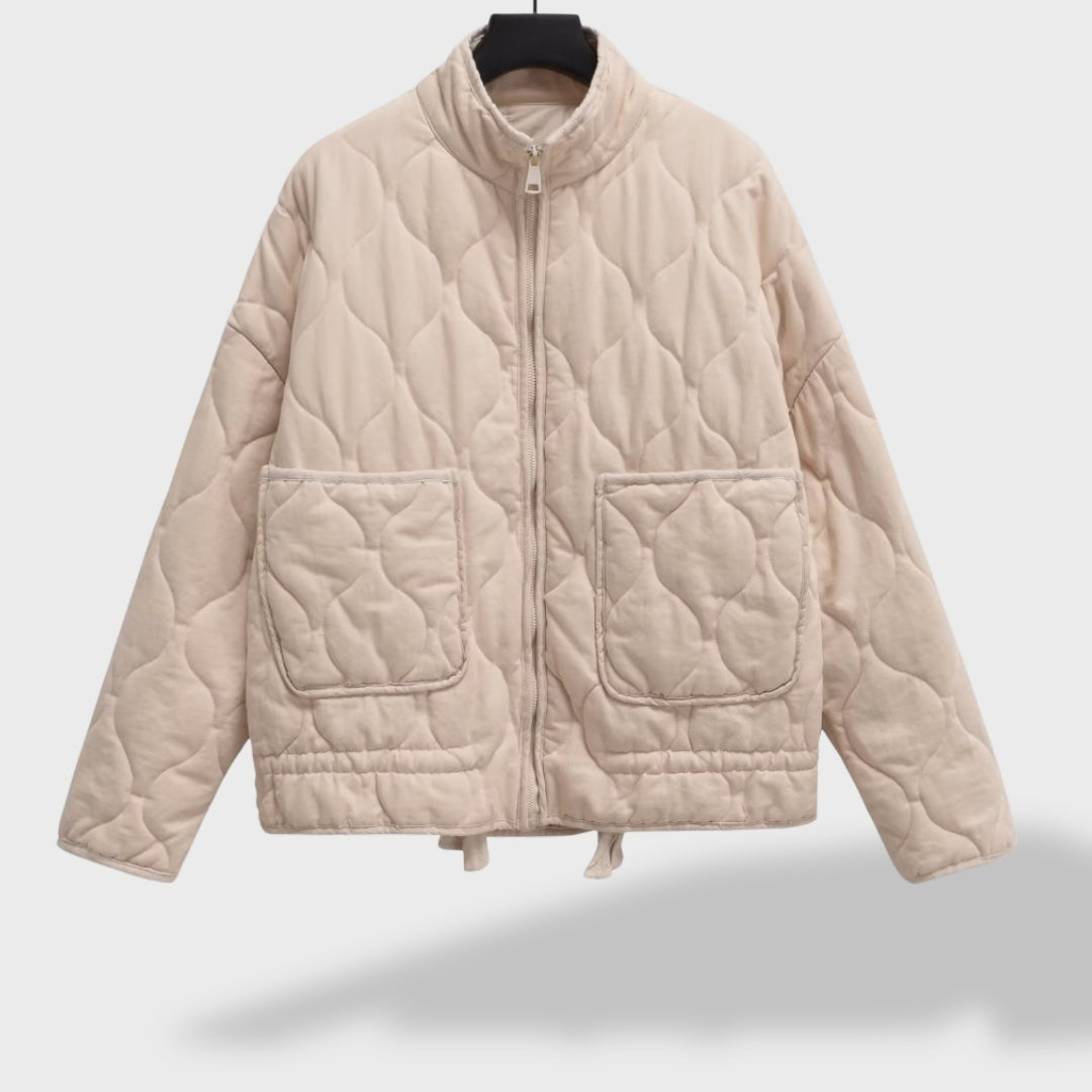 Irene | Steppjacke Damen Kurz Gesteppt ohne Kapuze