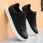 Janis | Sneaker Herren Leder-Optik Low-Top Schnürschuh