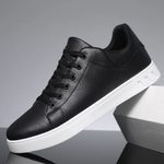 Janis | Sneaker Herren Leder-Optik Low-Top Schnürschuh