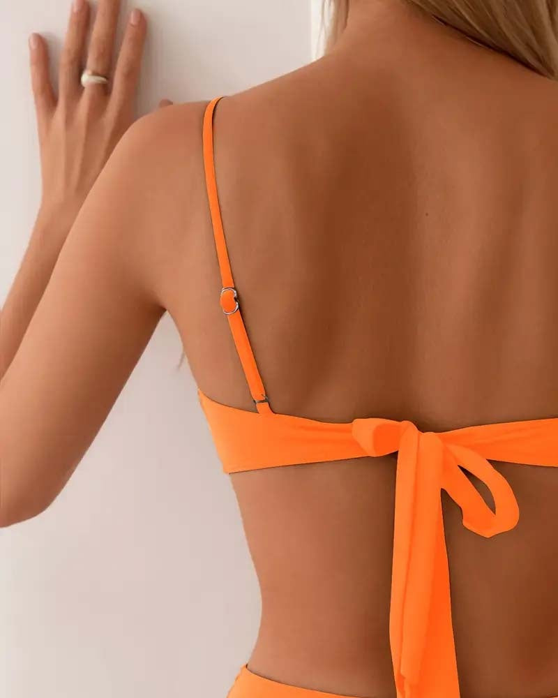 Judit | Bikini Szett Női Fémes Dísszel Pántos