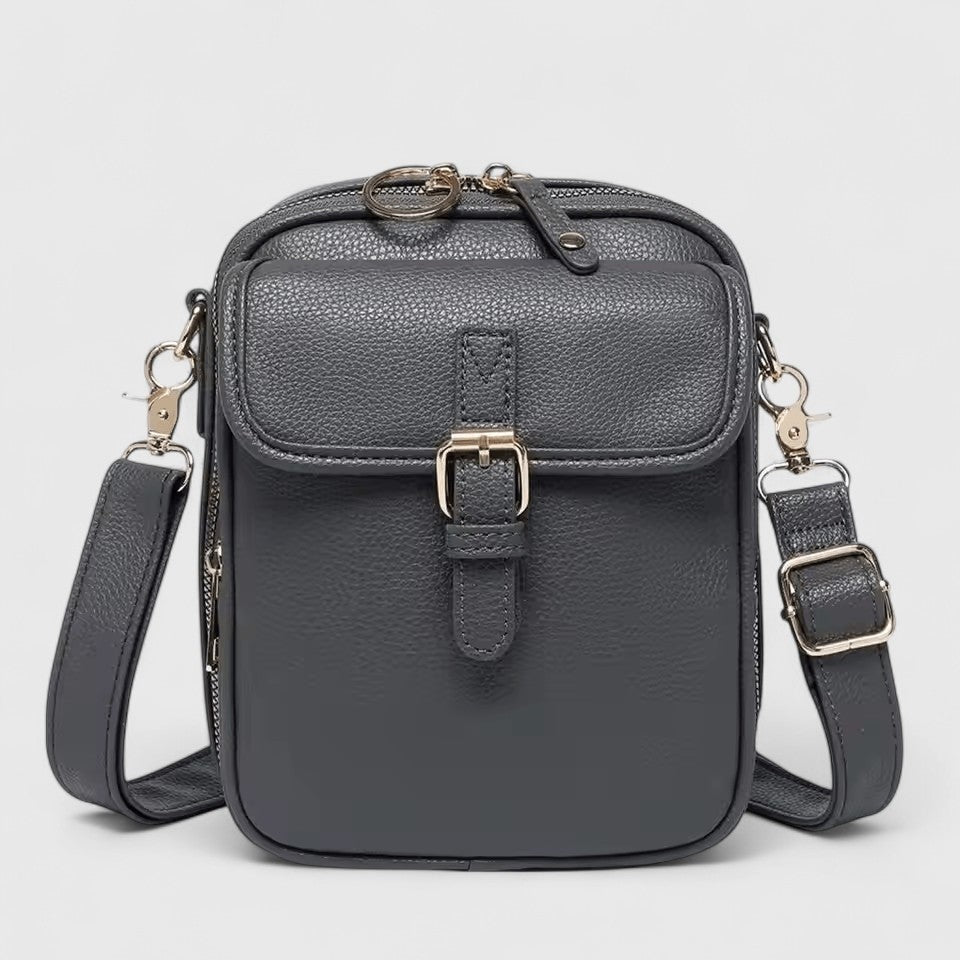 Judit | Crossbody Táska Női Bőr Csatos