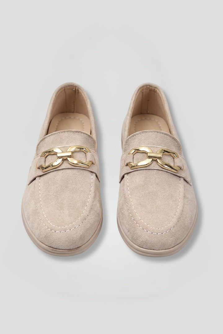 Judit | Loafer Cipő Fém Csattal Női Velúr Slip-On