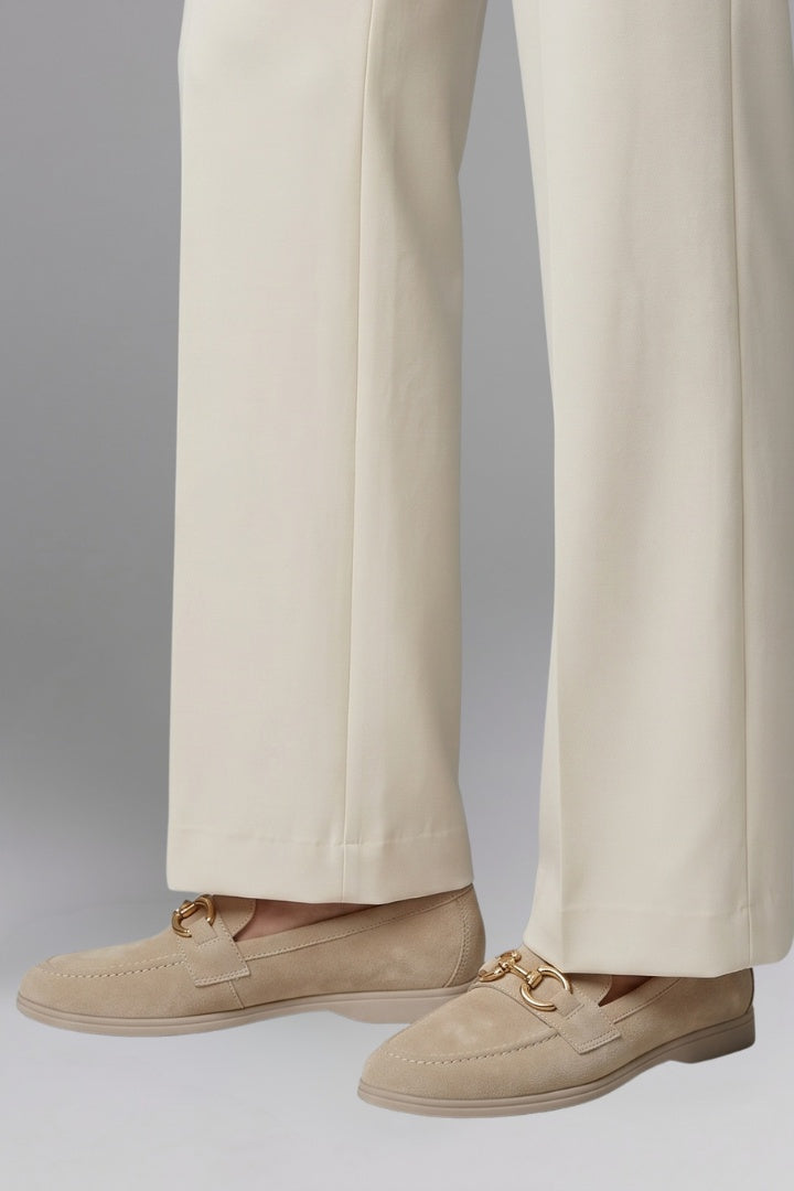 Judit | Loafer Cipő Fém Csattal Női Velúr Slip-On