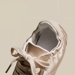 Judit | Sneaker Cipő Női Fűzős Selyem Felületű
