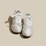 Judit | Sneaker Cipő Női Fűzős Selyem Felületű