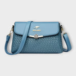 Kinga | Crossbody Táska Női Fonott Minta Bőr