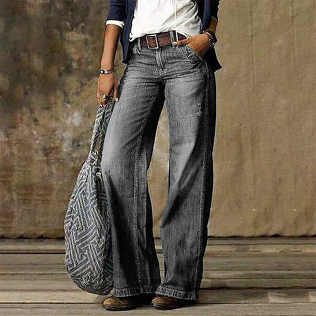 Kinga | Farmernadrág Széles Szárú Női Vintage Jeans