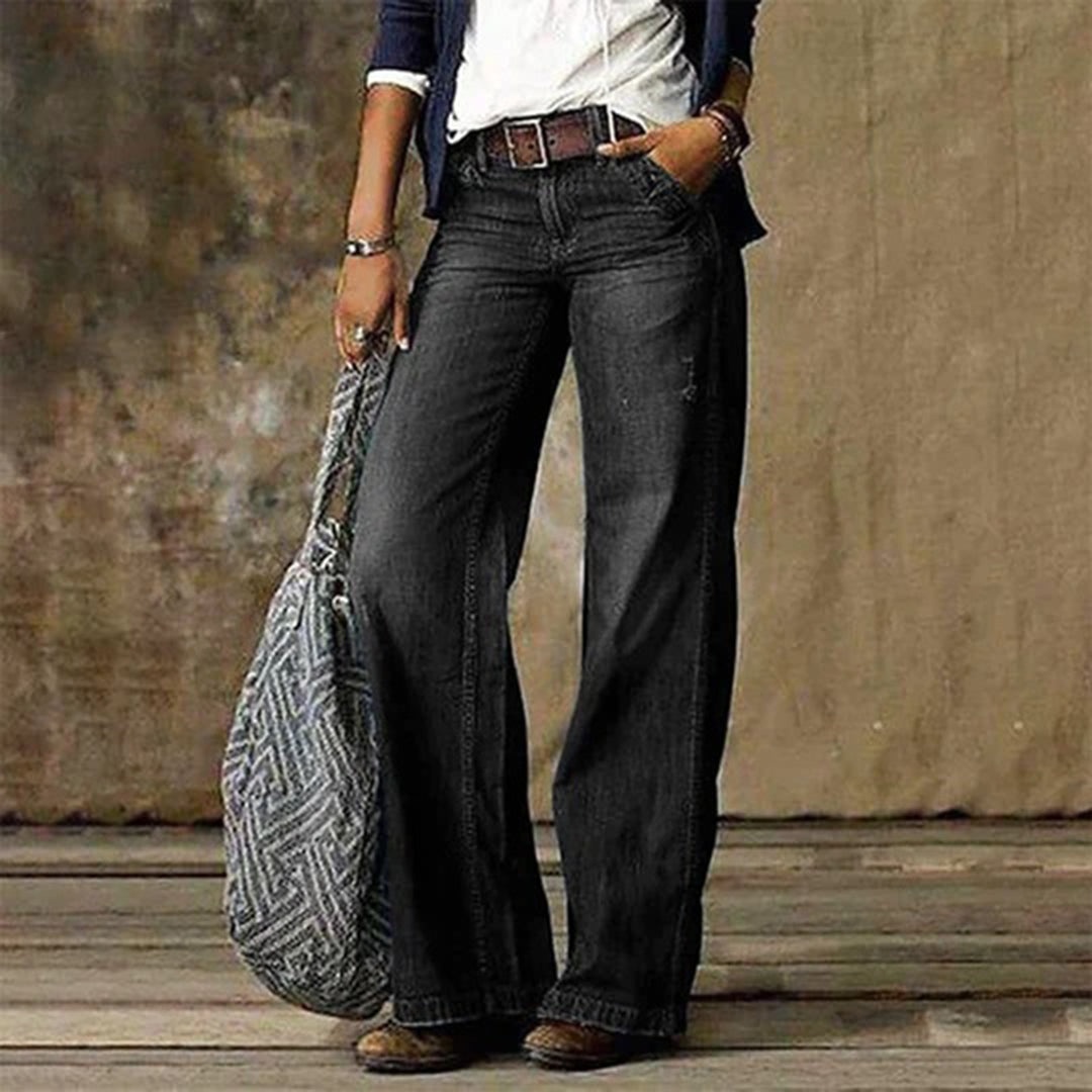 Kinga | Farmernadrág Széles Szárú Női Vintage Jeans