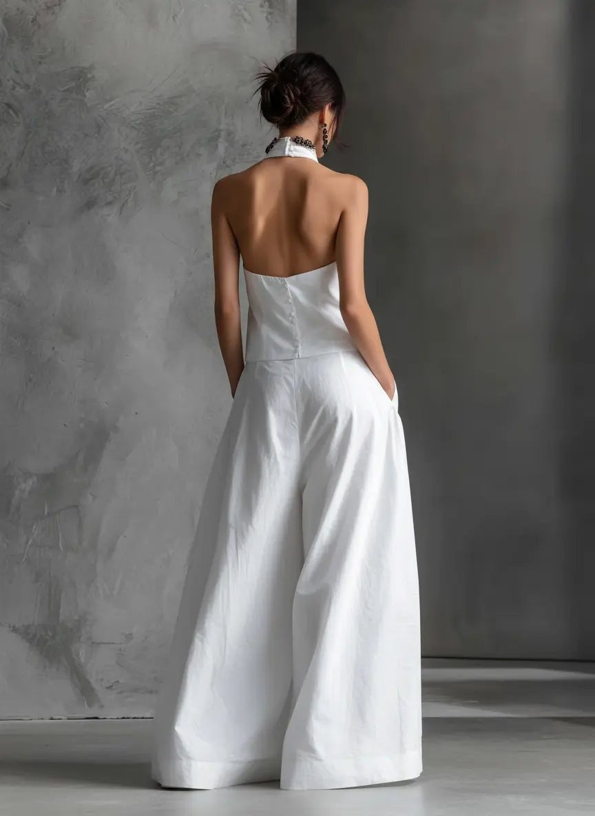 Klára | Két Részes Szett Női Halter Top Maxi Szoknya