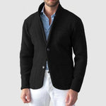 Krisztián | Kardigán Férfi Kötött Casual Blazer Szabású