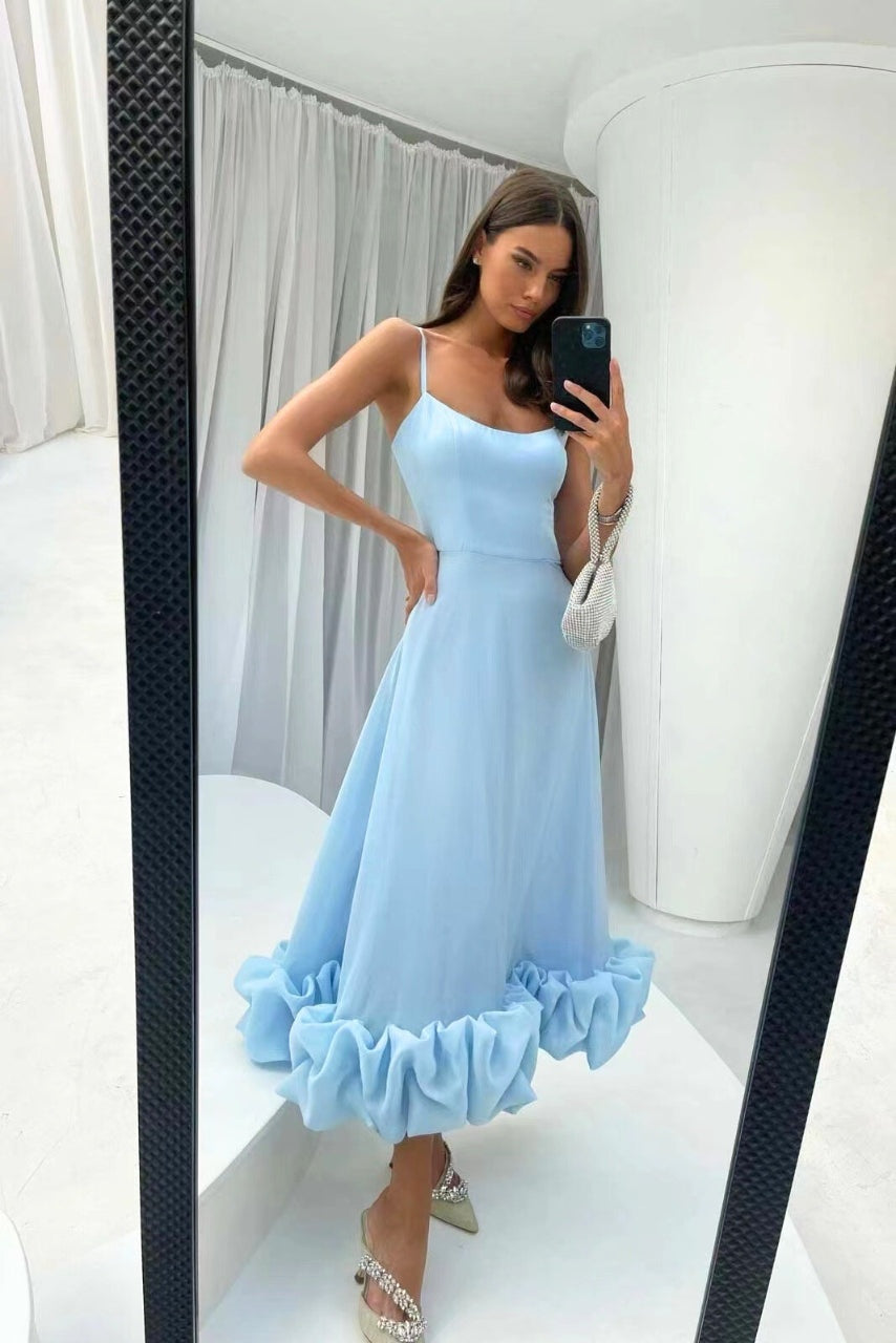 Krisztina | Alkalmi Maxi Ruha Női Pántos Elegáns
