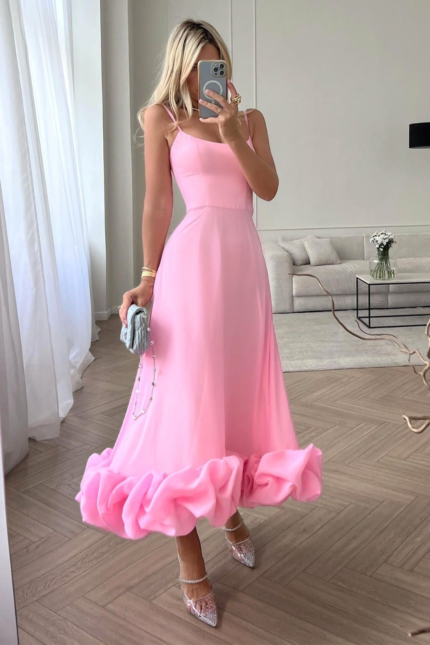 Krisztina | Alkalmi Maxi Ruha Női Pántos Elegáns