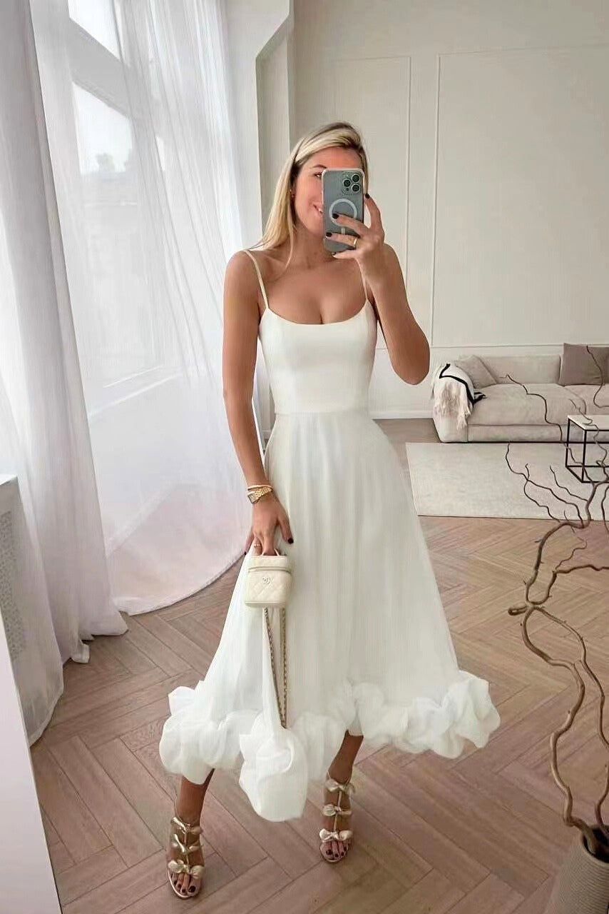 Krisztina | Alkalmi Maxi Ruha Női Pántos Elegáns
