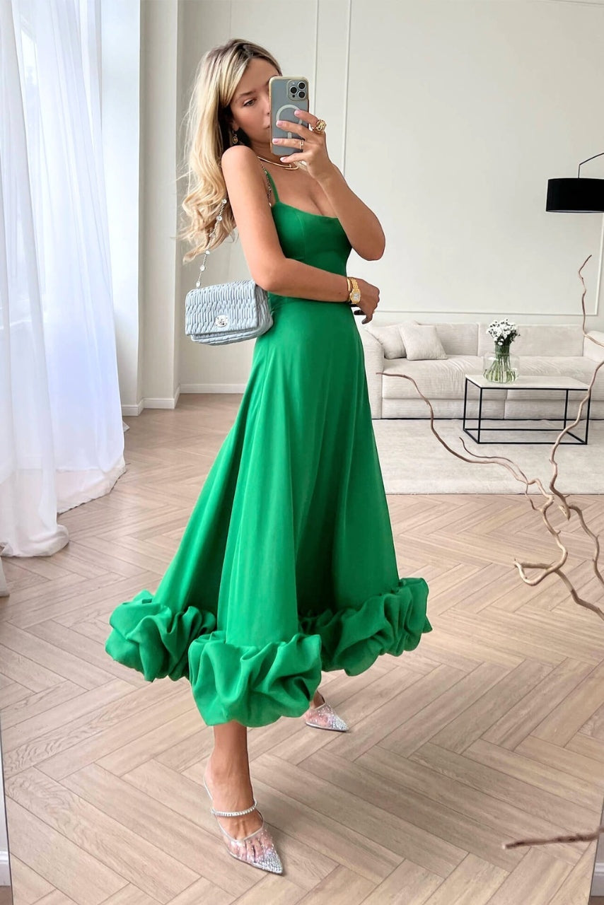 Krisztina | Alkalmi Maxi Ruha Női Pántos Elegáns