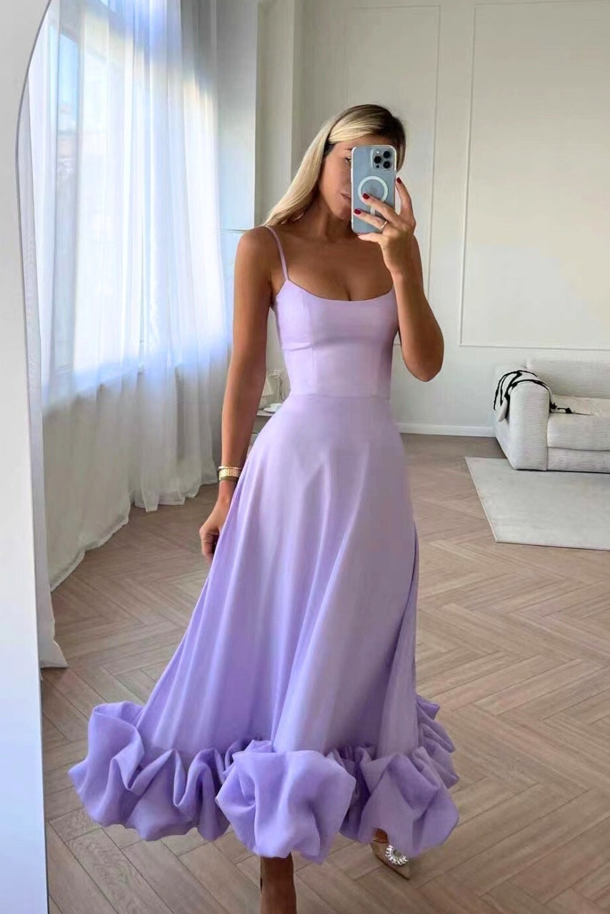Krisztina | Alkalmi Maxi Ruha Női Pántos Elegáns