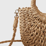 Krisztina | Fonott Táska Női Kerek Fogantyús Crossbody