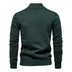 László | Cipzáras Pulóver Férfi Kötött Csíkos