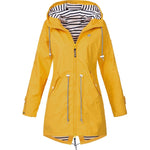 Leonie | Regenjacke mit Kapuze Damen Leicht Winddicht