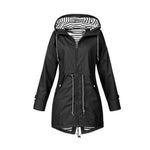 Leonie | Regenjacke mit Kapuze Damen Leicht Winddicht
