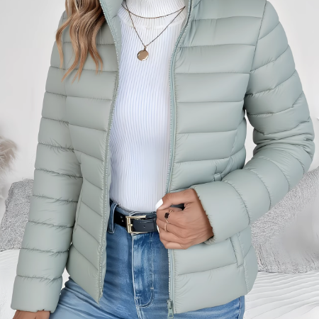 Leonie | Steppjacke Damen Slim Fit Stehkragen