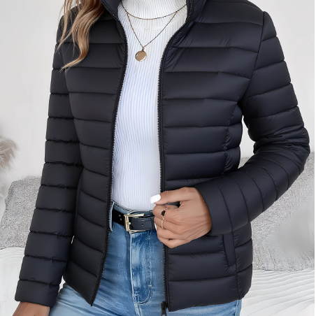 Leonie | Steppjacke Damen Slim Fit Stehkragen