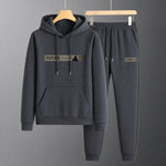 Leonie | Trainingsanzug Herren Hoodie Set mit Jogginghose Aufdruck