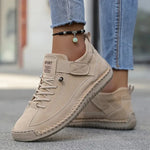Liselotte | Sneaker Damen Wildleder Schnürung Orthopädische Sohle