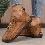 Liselotte | Sneaker Damen Wildleder Schnürung Orthopädische Sohle