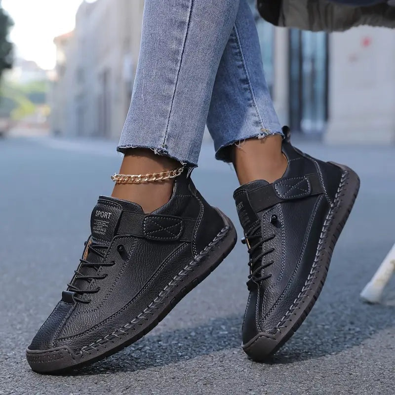 Liselotte | Sneaker Damen Wildleder Schnürung Orthopädische Sohle