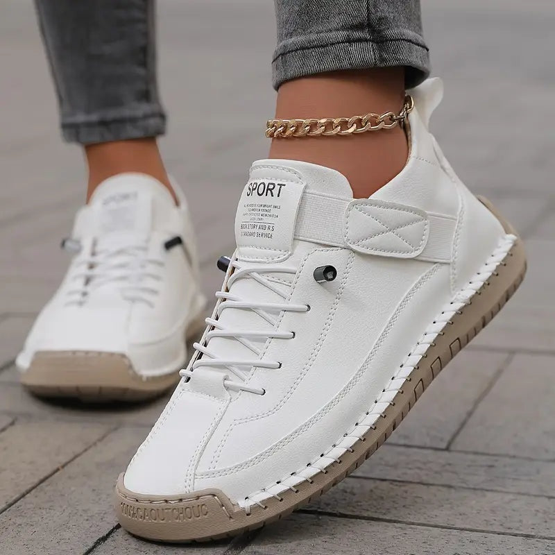Liselotte | Sneaker Damen Wildleder Schnürung Orthopädische Sohle