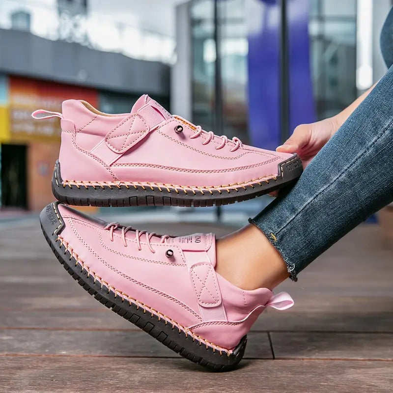 Liselotte | Sneaker Damen Wildleder Schnürung Orthopädische Sohle