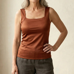 Luca | Beépített Melltartós Tanktop Női Négyszögletes Nyakú