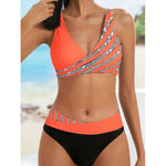 Nóra | Bikini Szett Női V-nyakú Pántos