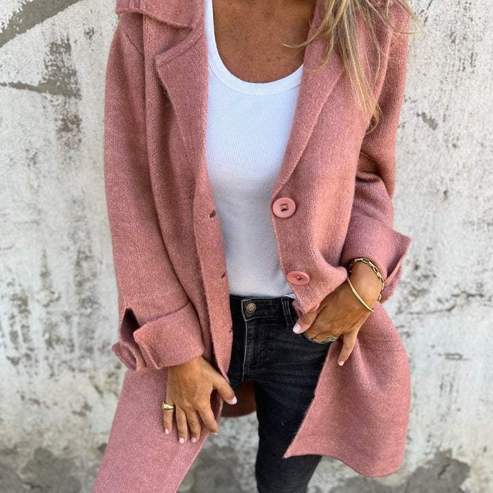 Marlene | Strickjacke Damen Oversize mit Knöpfen