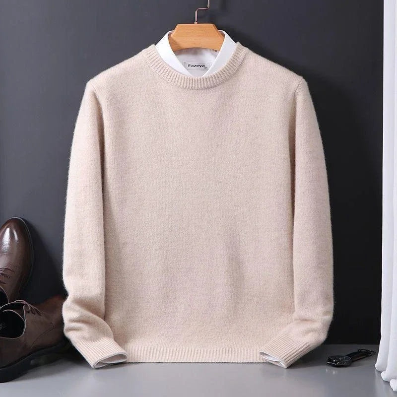 Marlene | Strickpullover aus Cashmere Damen Rundhals Langarm