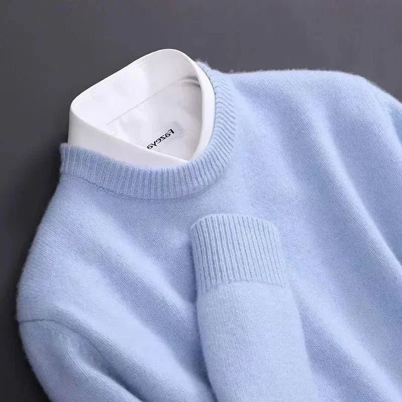 Marlene | Strickpullover aus Cashmere Damen Rundhals Langarm